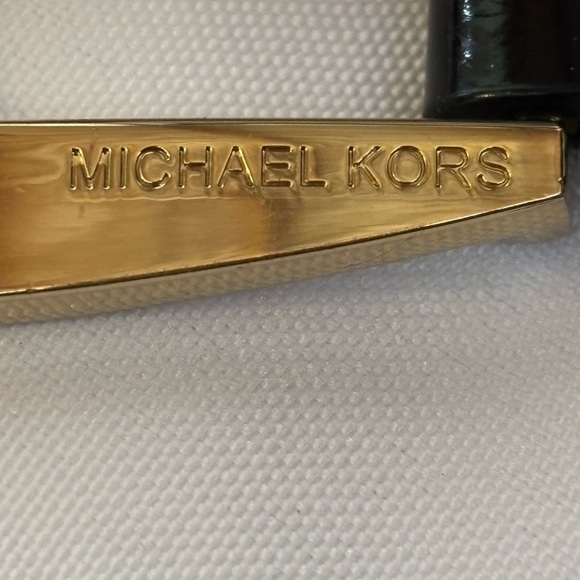 MICHAEL Michael Kors Black Synthetic Leather Belt Size M main image 10